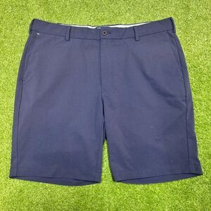 Peter Millar Crown Crafted Shorts Performance Golf Navy Size 36